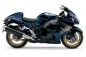 GSXR 1300 Hayabusa tmavě modrá