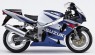 GSXR 750 model 2001 modrobílá