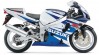 GSXR 750 model 2002 modrobílá